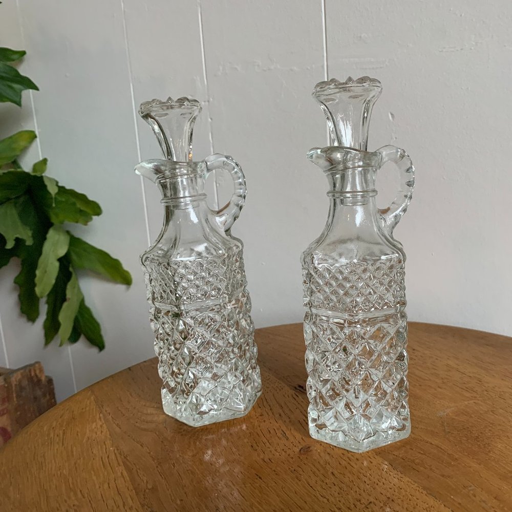 Vintage Oil & Vinegar Bottles